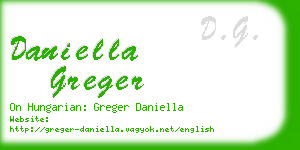 daniella greger business card